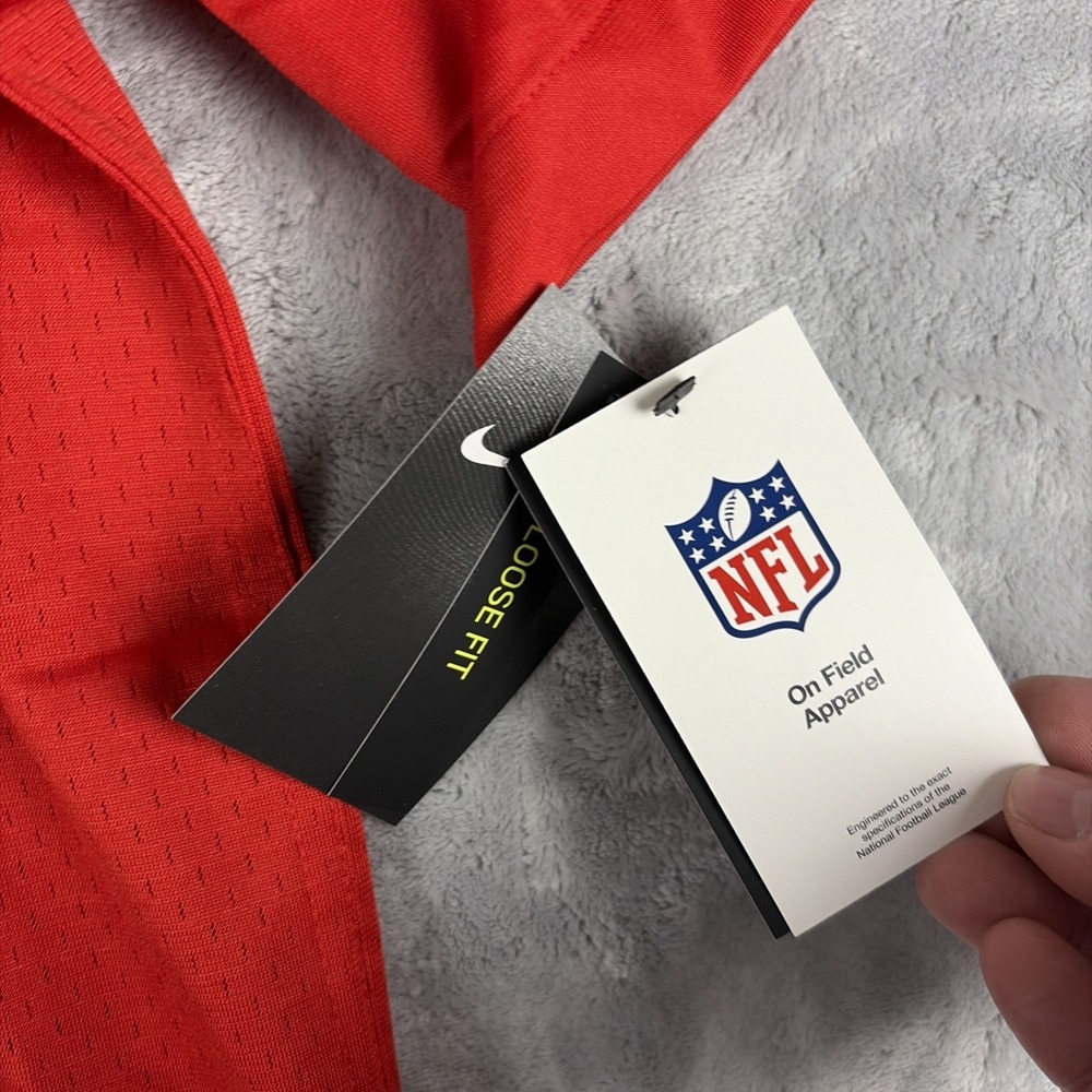 Mac Jones New England Patriots Nike Alternate Game Jersey Throwback Red 3XL NEW! - Picture 3 of 10